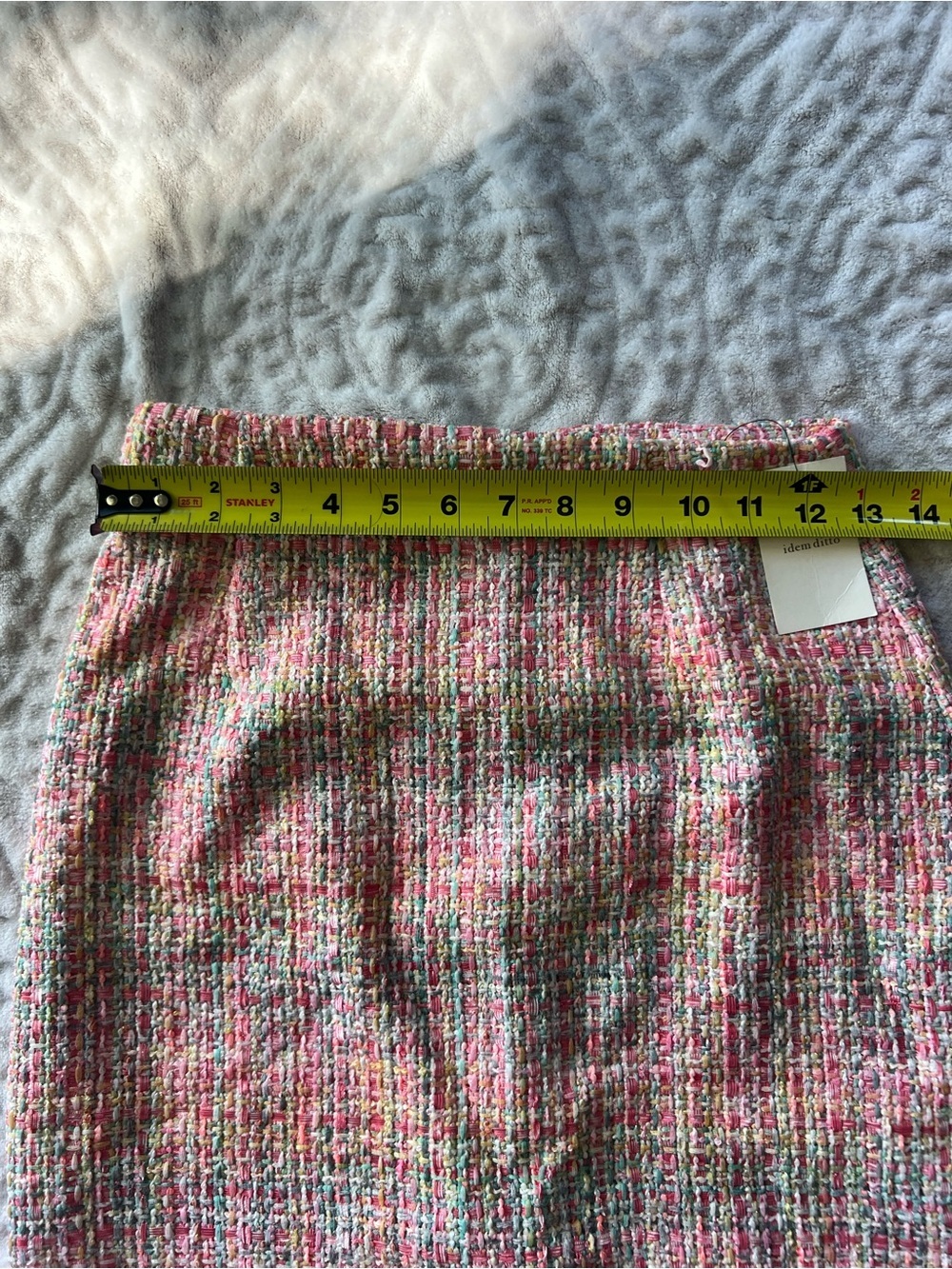 NWT Idem Ditto Women’s Pastel Tweed Fringe Mini Skirt | Size S - Picture 5 of 12